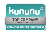 Das Bild zeigt das Kununu Logo Top Company